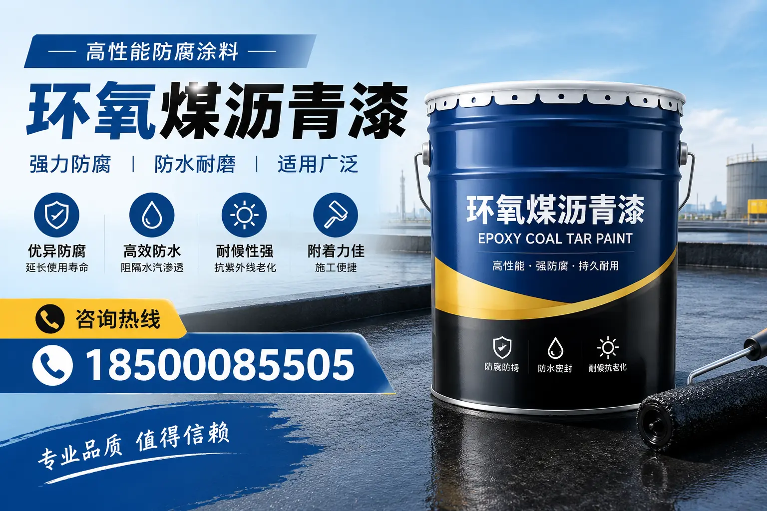 环氧煤沥青漆的主要成分与功能，景德镇用户深度了解